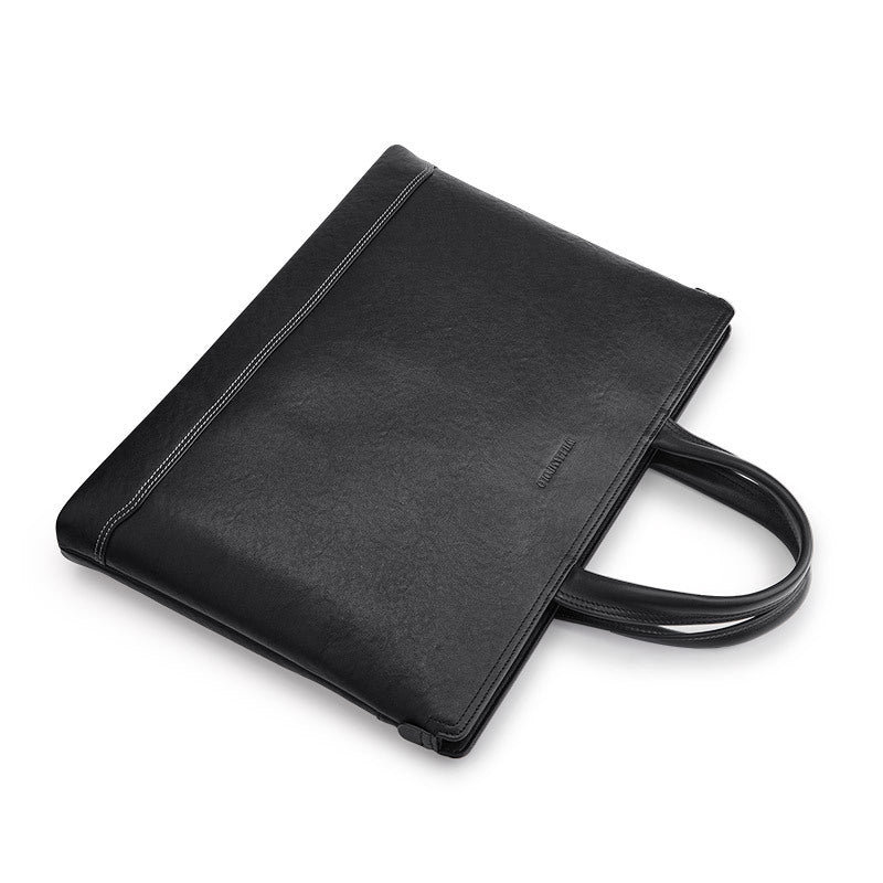 Men's Paul High Sense Cowhide Leather Business Men's Briefcases