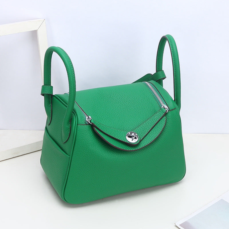 Pillow Fashion Soft Leather Genuine Large Handbags