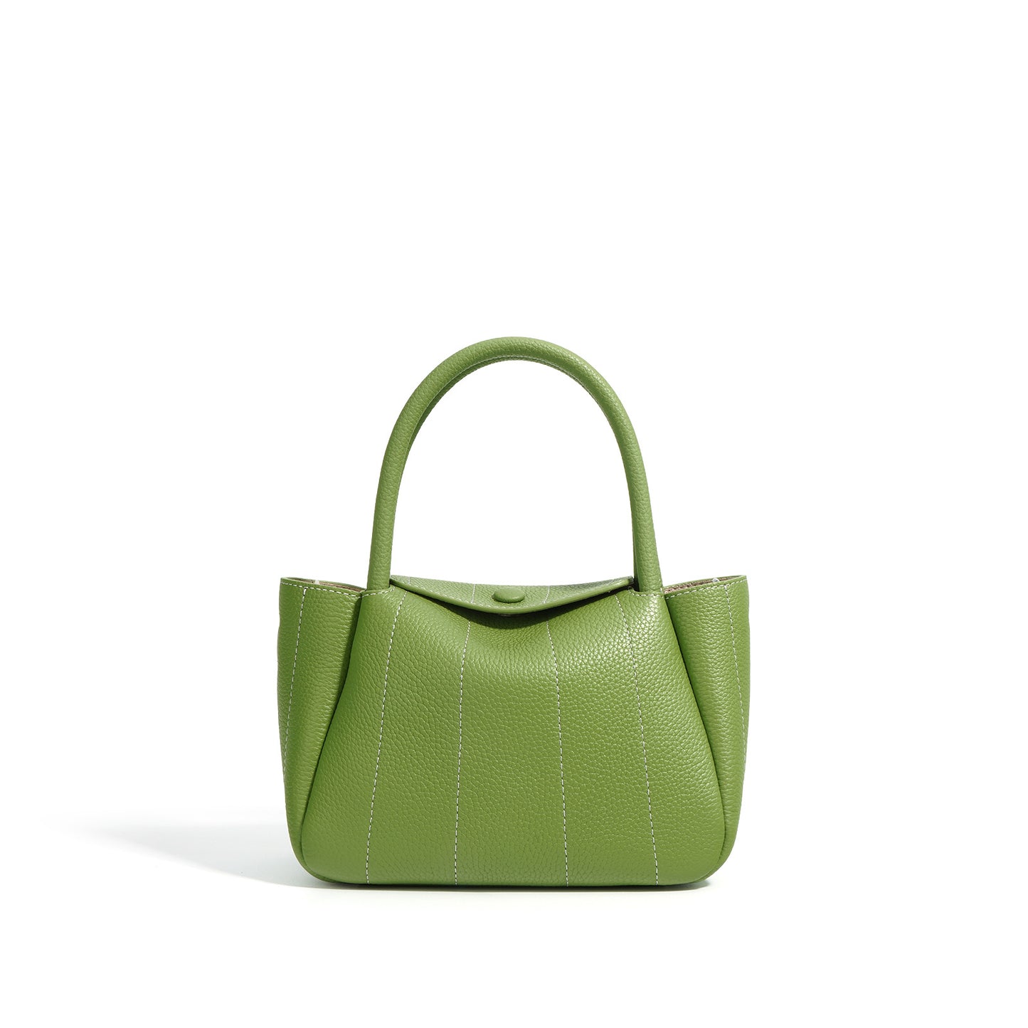 Top Layer Cowhide Ingot Vegetable Basket Shoulder Bags