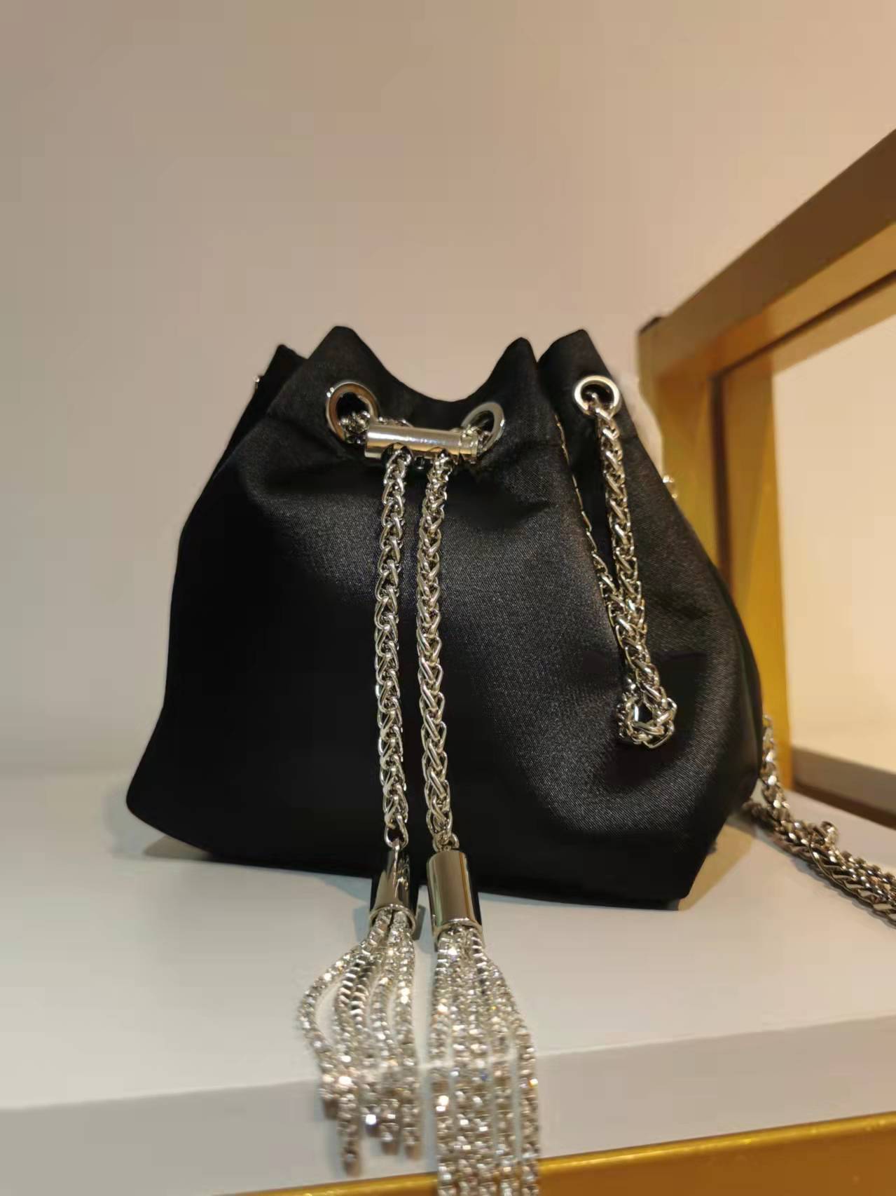 Women's Live Broadcast Selected Tassel Drawstring Fashion Shoulder Bags
