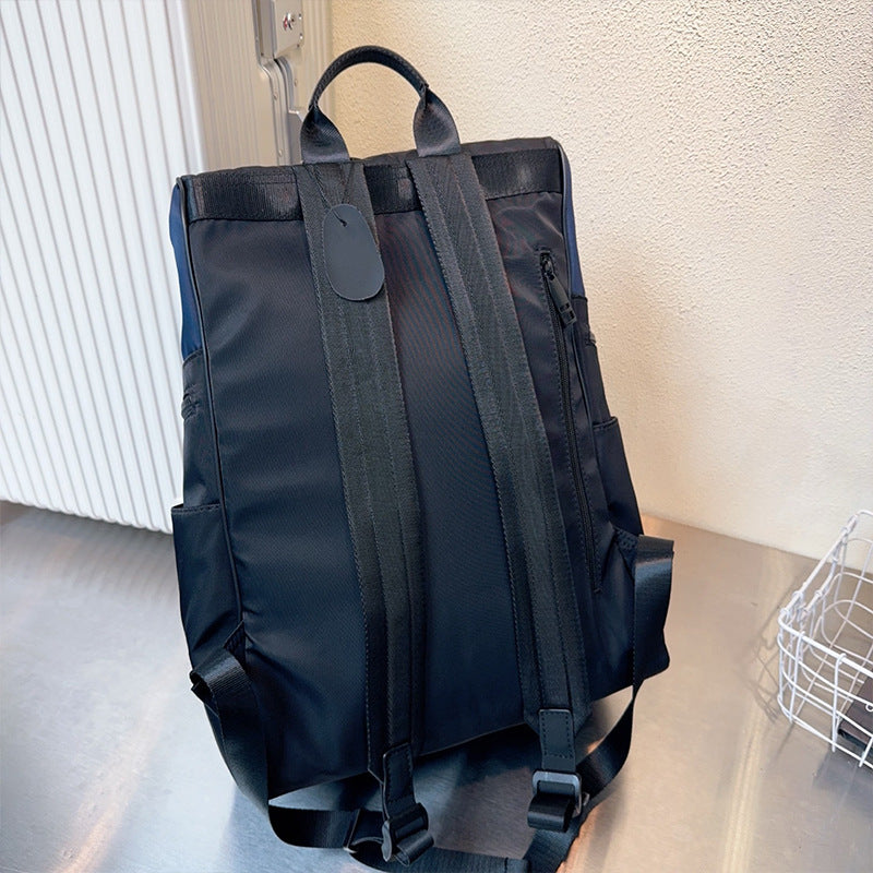 Large Capacity Contrast Color Lightweight Waterproof Backpacks