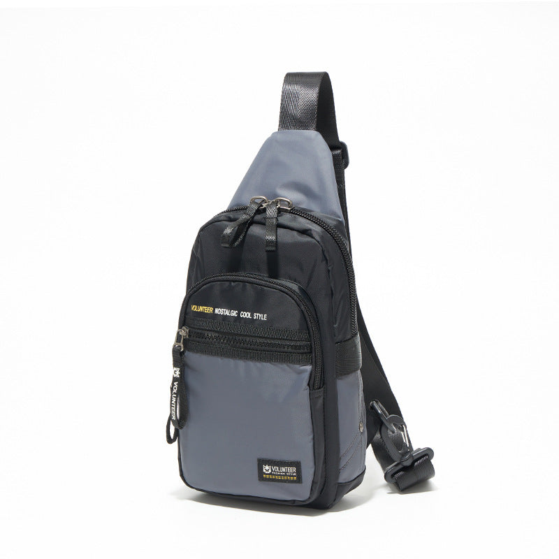 Men's Graceful Charming Trendy Mini Canvas Men's Chest Bags