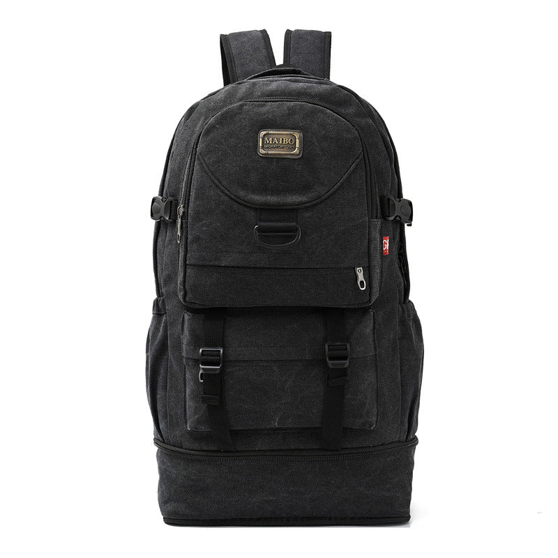 Women's & Men's & Large Capacity Thickened Canvas Climbing Backpacks