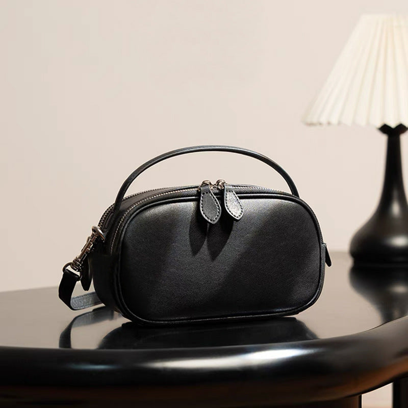 Attractive Women's Genuine Leather Fashion Portable Handbags