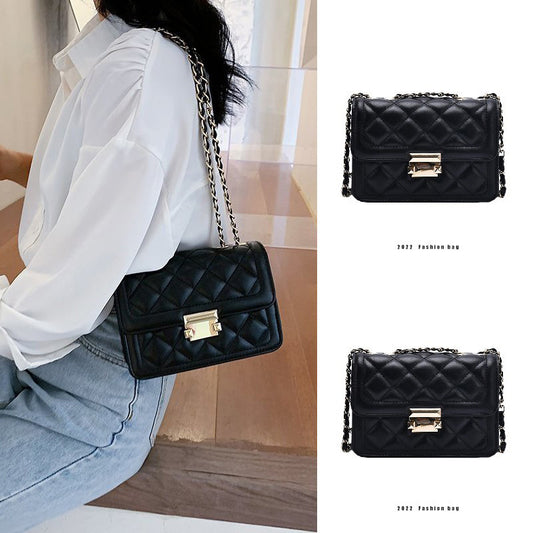 Women's Genuine Leather Chain Classic Style Shoulder Bags