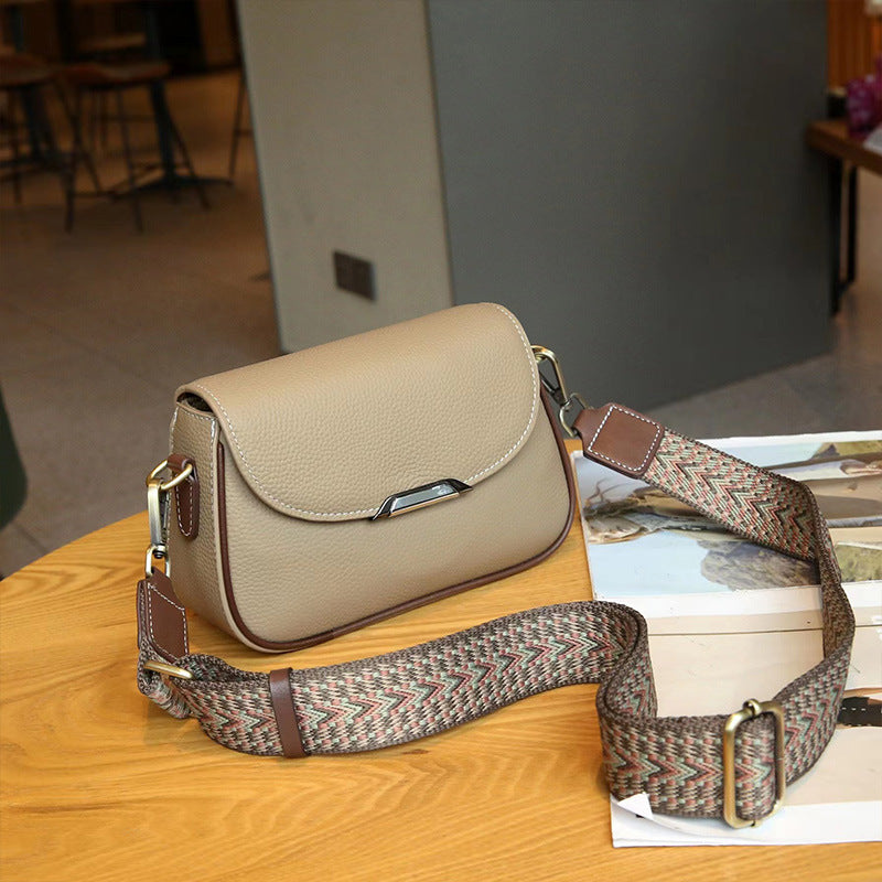 Women's Fashionable Genuine Leather Mobile Cowhide For Crossbody Bags