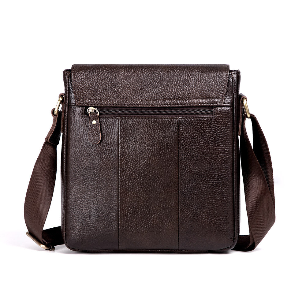 Men's Vintage Genuine Leather First Layer Cowhide Men's Messenger Bags