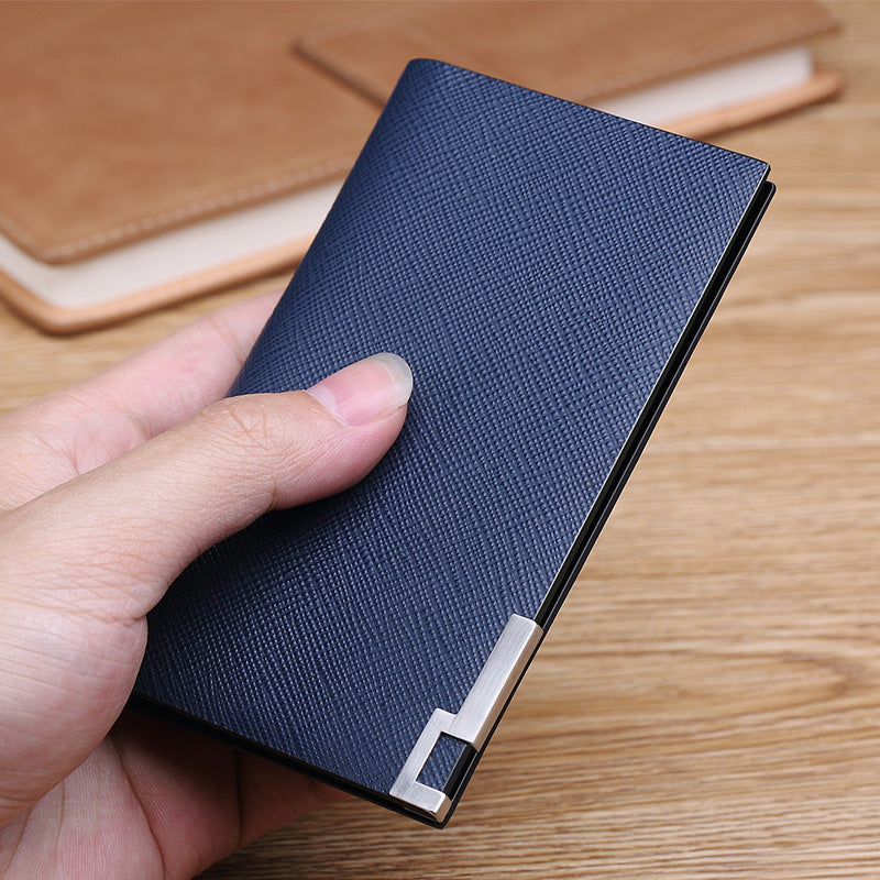 Men's Emperor Paul Leather Cattlehide Access Cover Card Holder