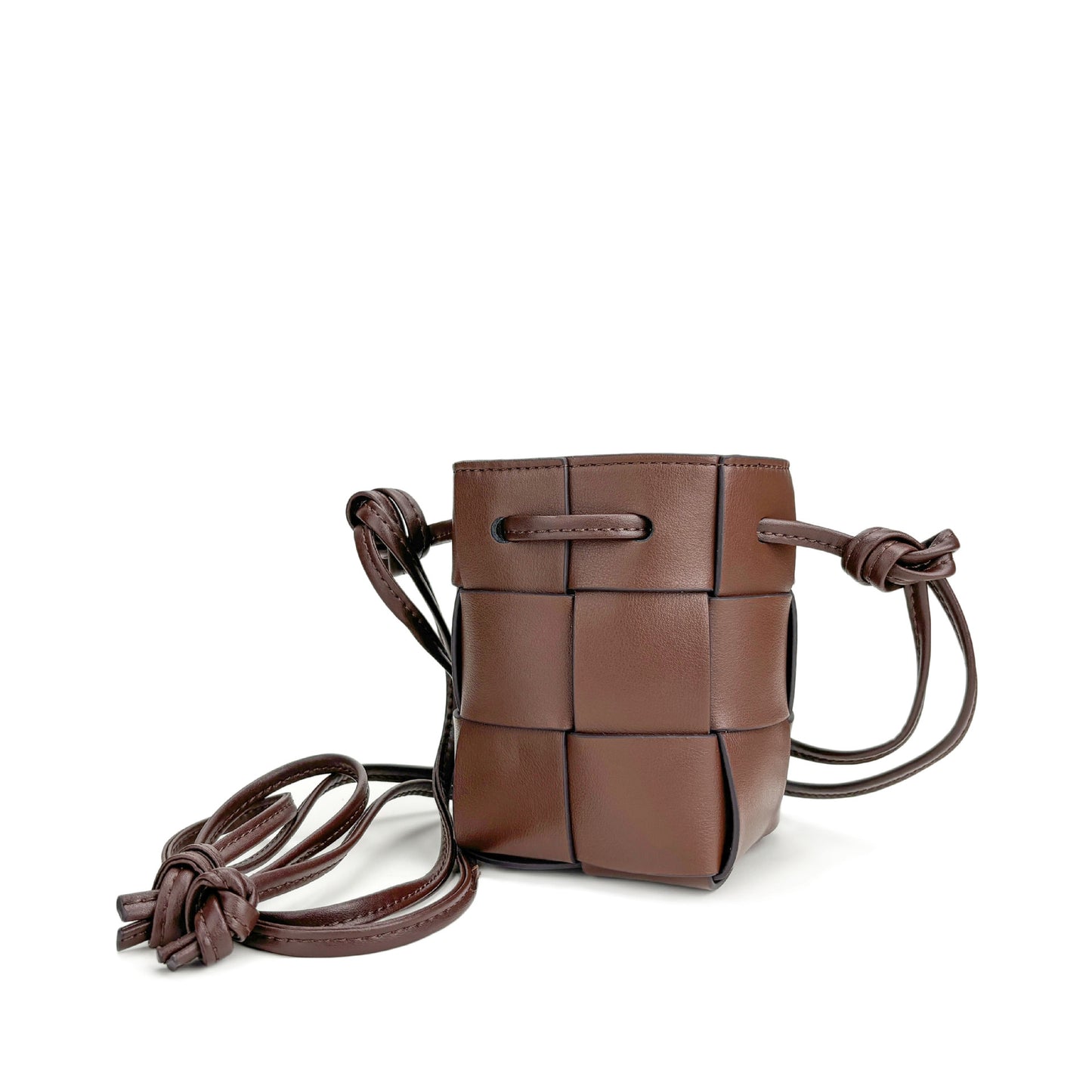 Women's Trendy Spring Woven Niche Portable Mini Bucket Bags