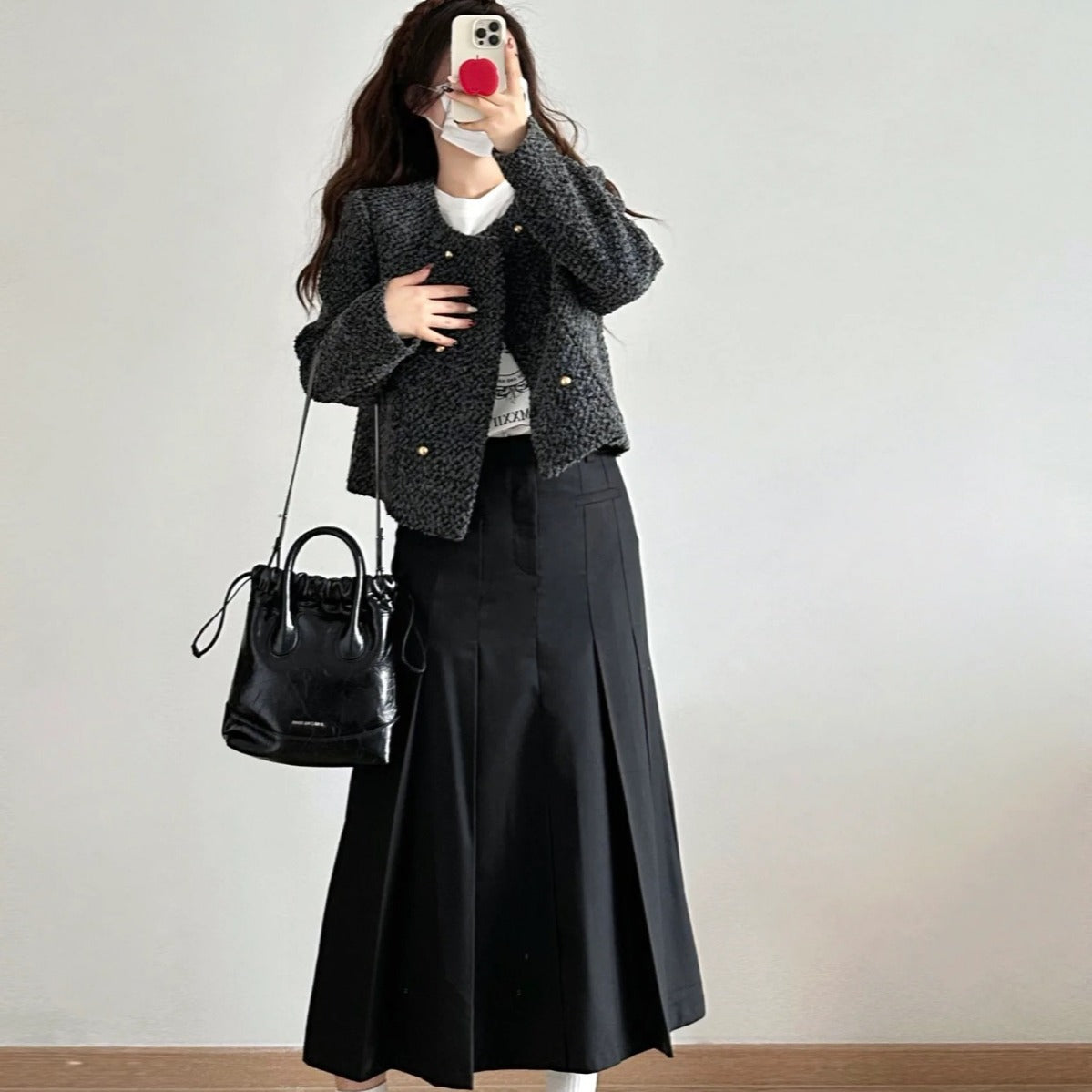 Hobo Size One Genuine Leather Sequined Handbags