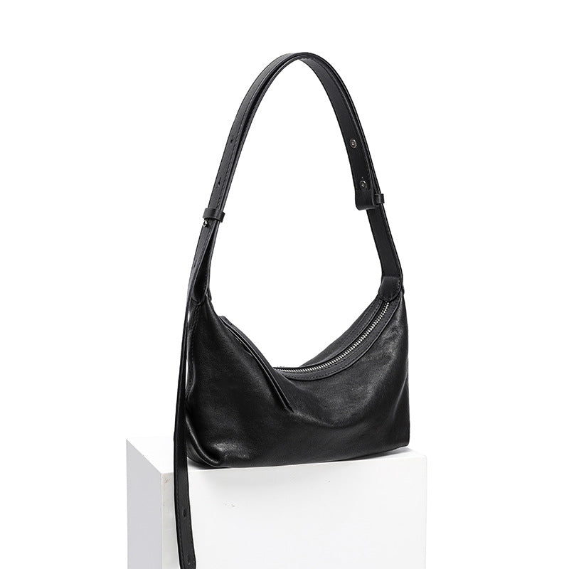 Women's Genuine Leather Underarm Retro Advanced Texture Crossbody Bags