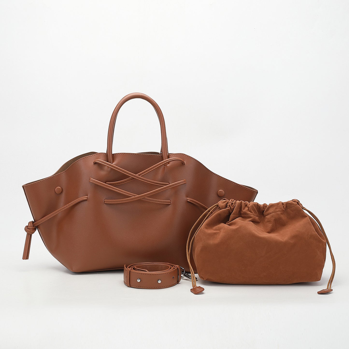Idle Style Large Capacity Commuter Simple Handmade Shoulder Bags