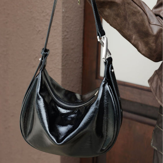 Women's Wax First Layer Leather Fashion Simple Bags