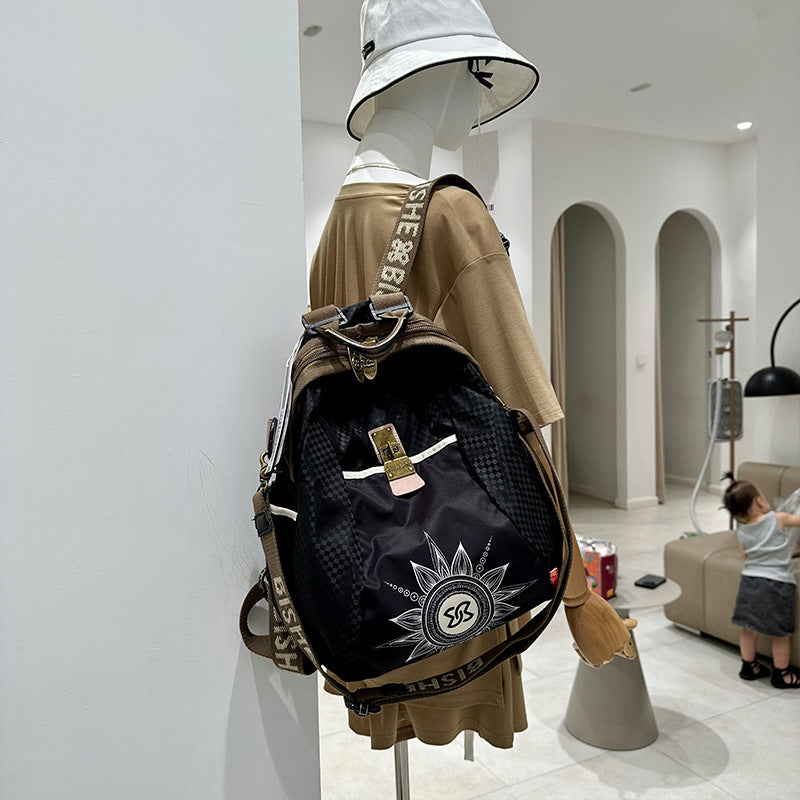 Women's Trendy Fashion Oxford Cloth Large Capacity Backpacks