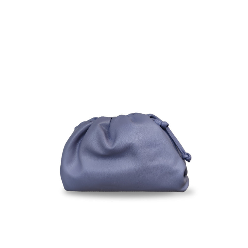 Women's Cloud Size Korean Style Pleated Clip Bags