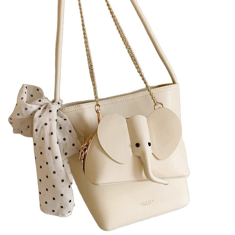 Women's Beautiful Time Summer Niche Portable Free Tote Bags