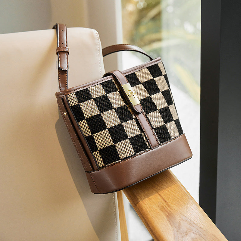 Women's Fashion Graceful Summer High-grade Canvas Crossbody Bags