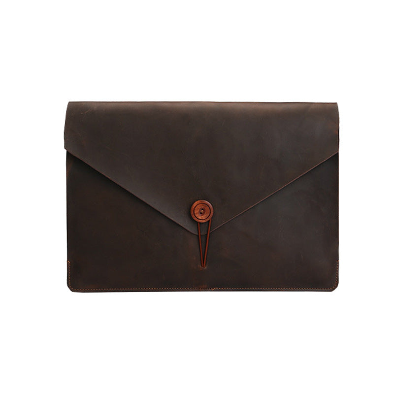 Genuine Leather Computer Storage Suit Suitable Bags