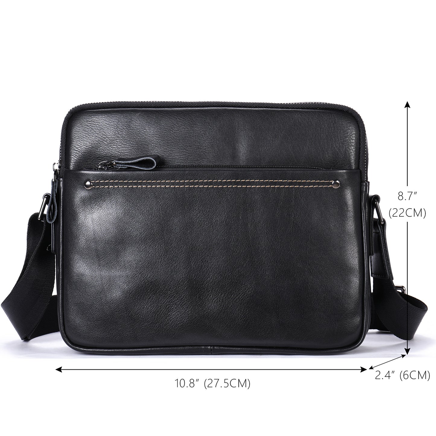 Men's Trendy Fashion Leather Retro Cowhide Men's Messenger Bags