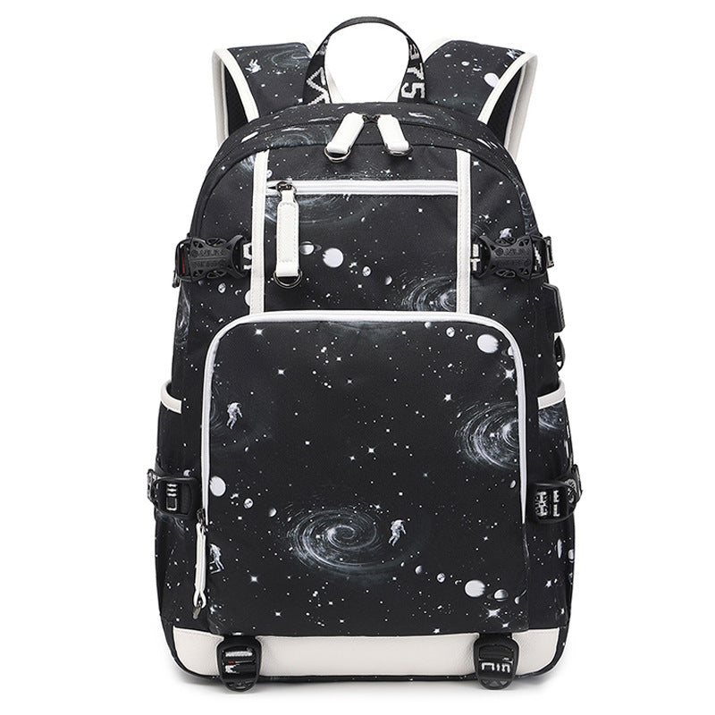 Men's Large Capacity Printing High Quality For Middle School Students' Schoolbags
