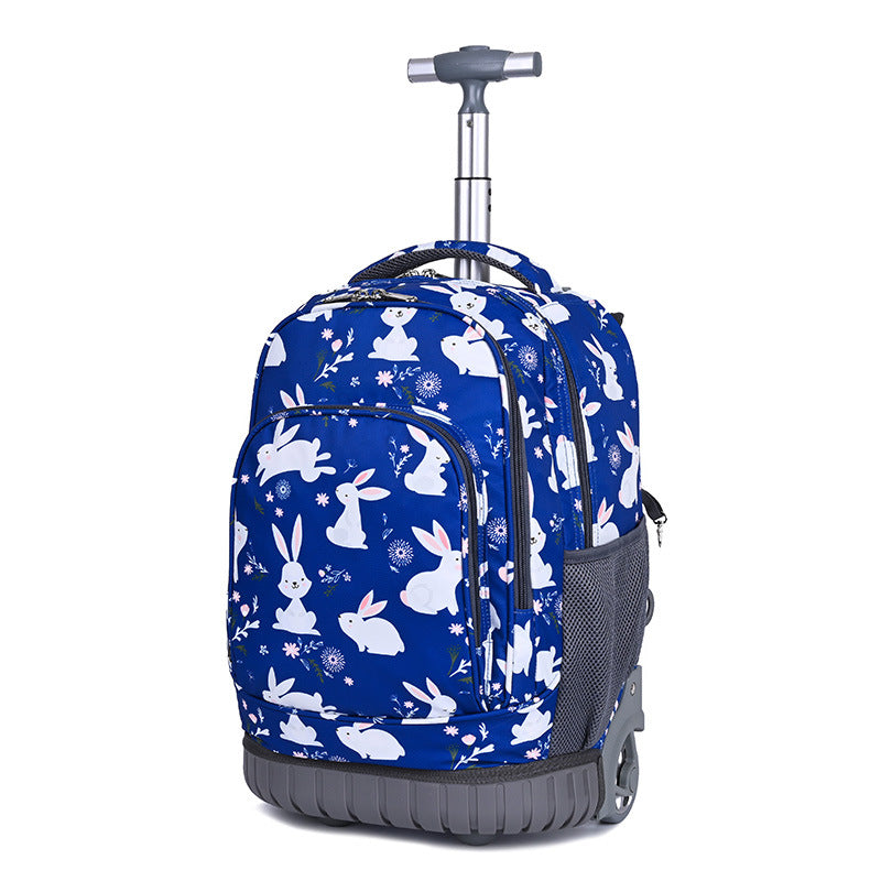 Charming Creative Printed Bull Stair Climbing Elementary School Students' Schoolbags