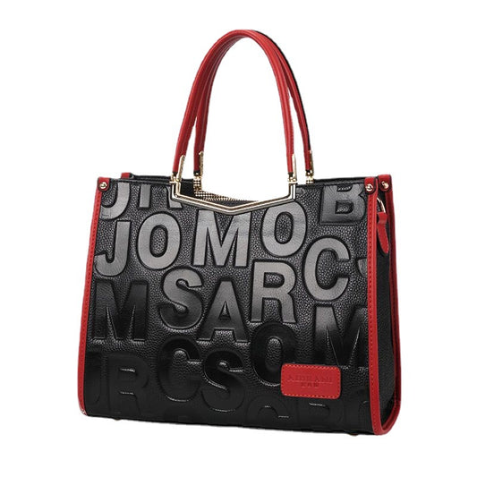 Women's Large Capacity Fashion Genuine Leather First Handbags