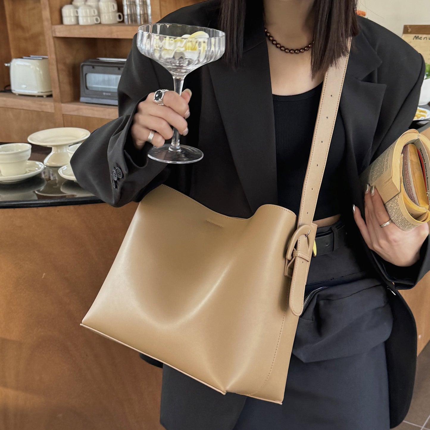 Women's Capacity Totes Commuter Advanced Texture Big Bags