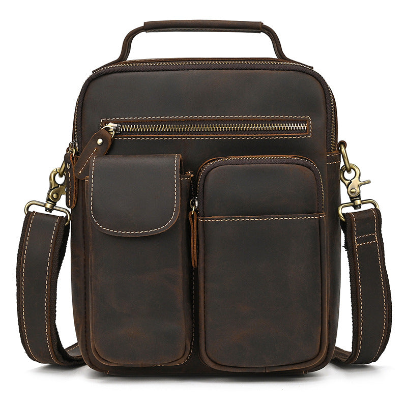 Men's Horse Leather Vintage Genuine Top Layer Bags