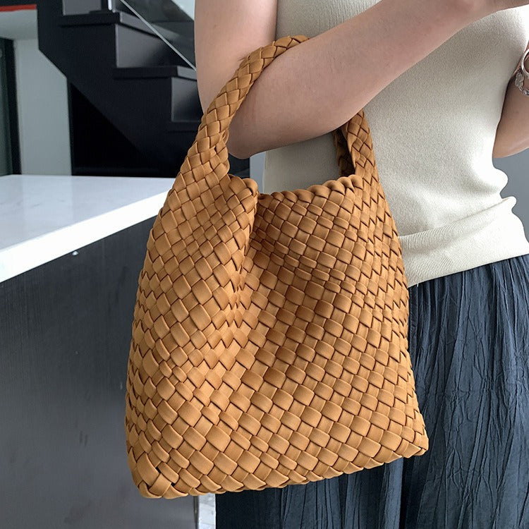 Women's Hand-woven Large Capacity Nylon Mother Chain Handbags