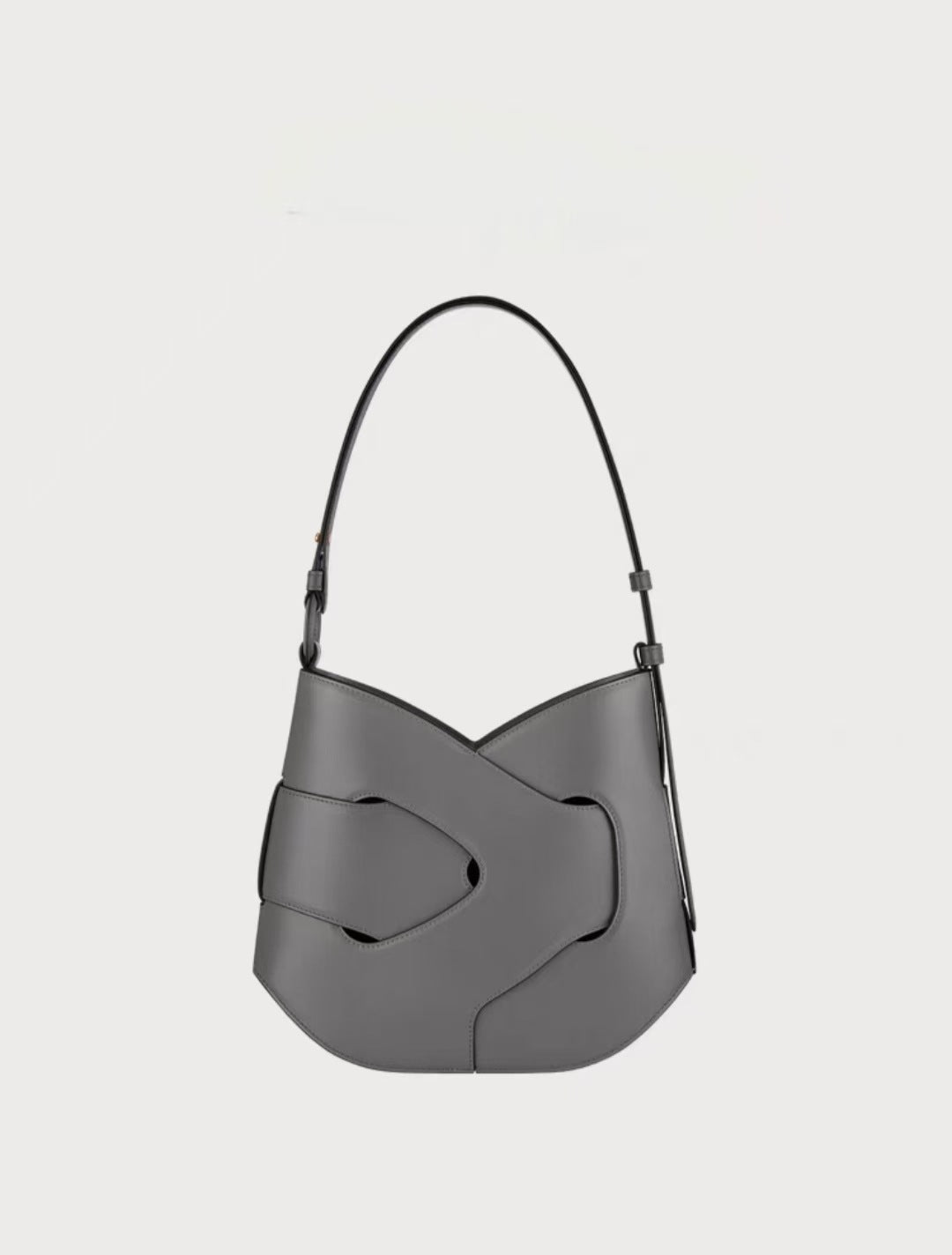 High-grade Design Underarm Smooth Cowhide Woven Tote Bags