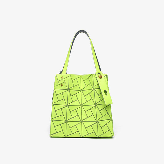 Women's September Underarm Geometric Diamond Pattern Box Handbags