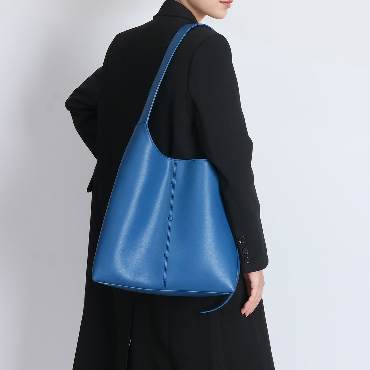Women's Durable Leather High-grade Underarm Portable Tote Bags