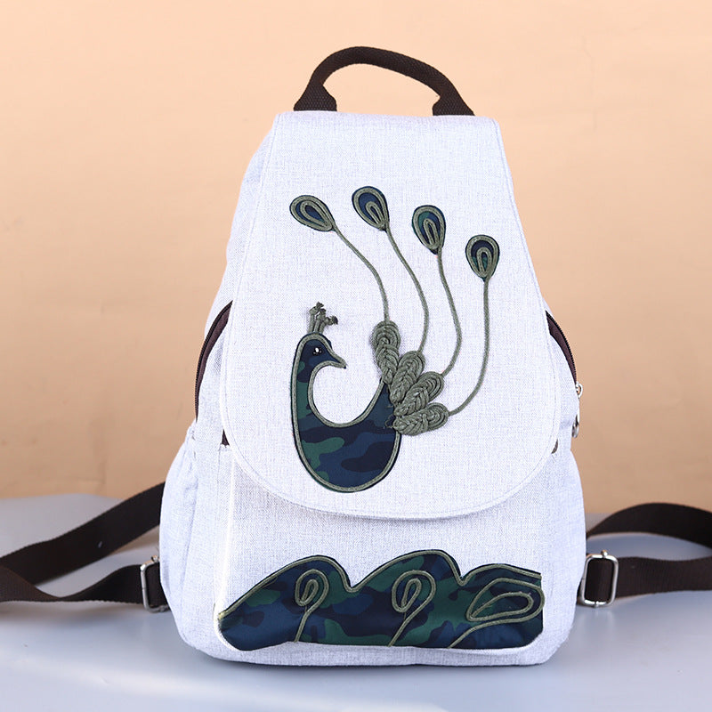Yunnan National Style Hand-woven Cotton Linen Backpacks