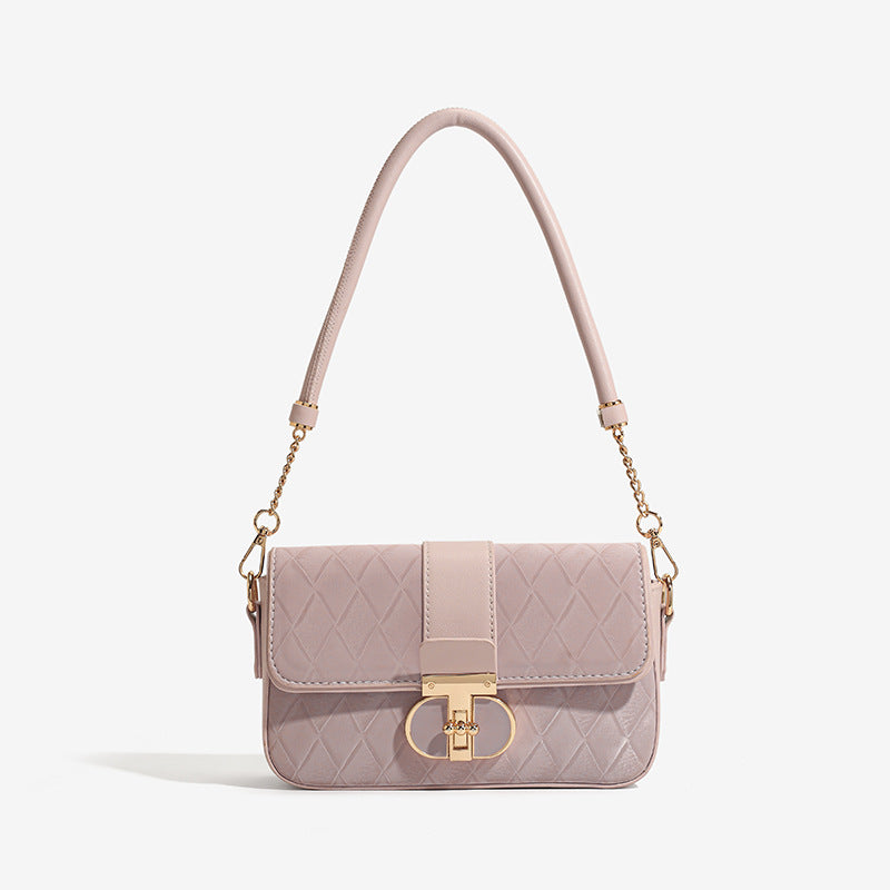 French Style Underarm High-grade Pink Female Crossbody Bags