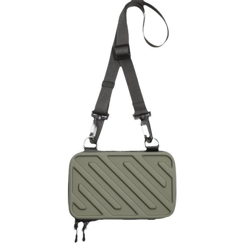 Men's Graceful Black Hard Box Fashion Men's Messenger Bags