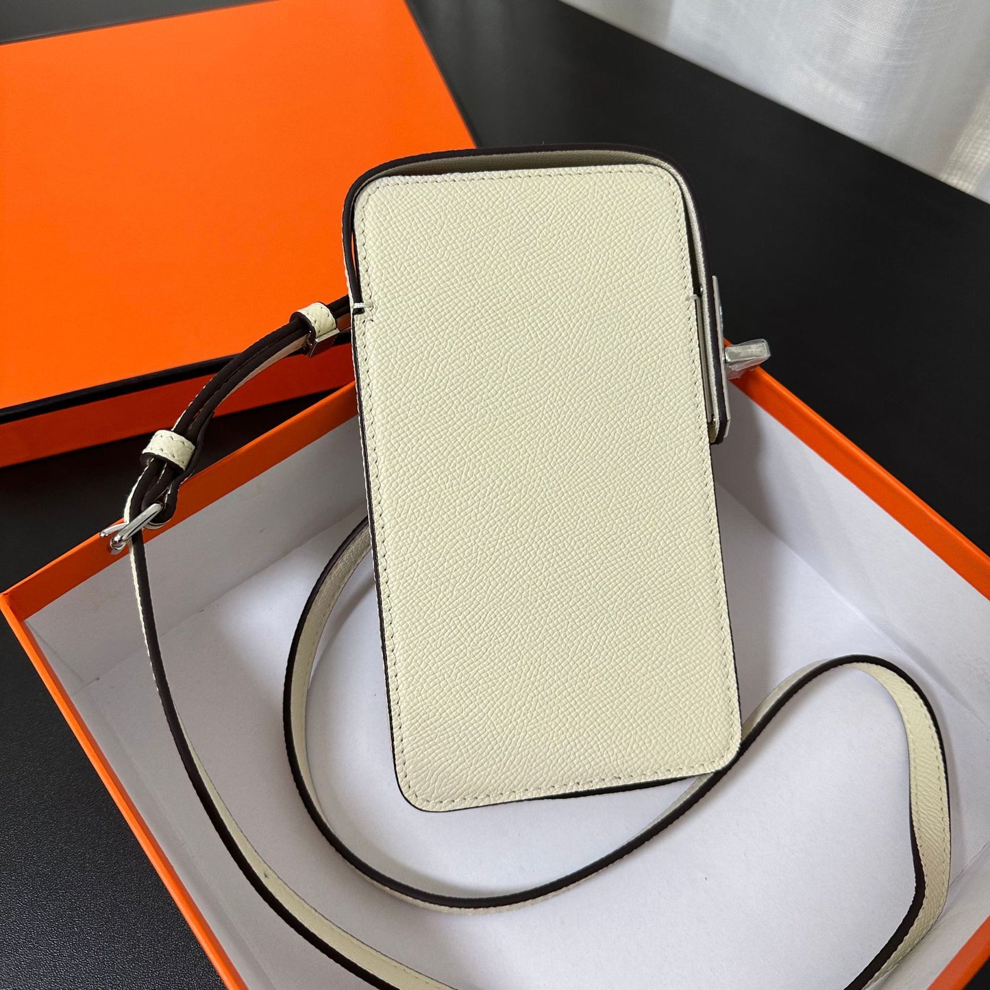 Women's Cowhide Kelly Mobile Lightweight Mini Pouch Crossbody Bags