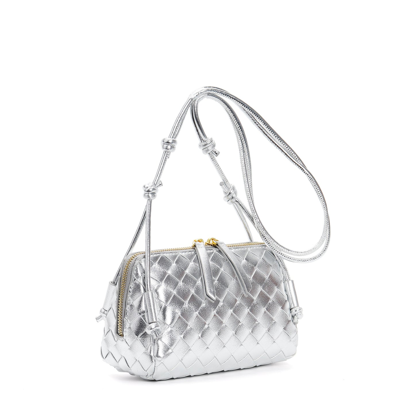 French Style Woven High Quality Leather Shoulder Bags