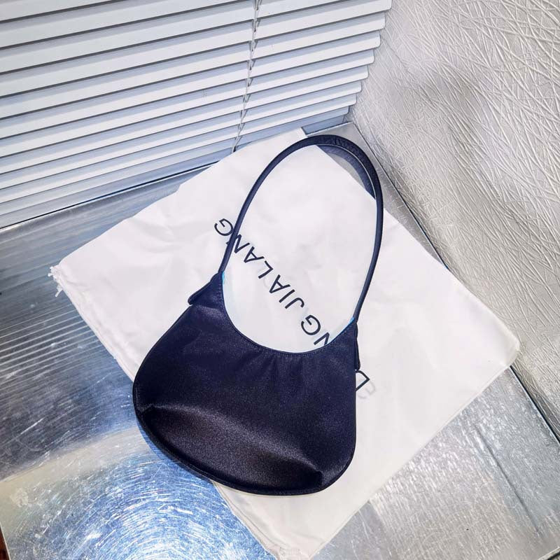Women's High-grade Portable Underarm Korean Satin Selenodont Armpit Bags