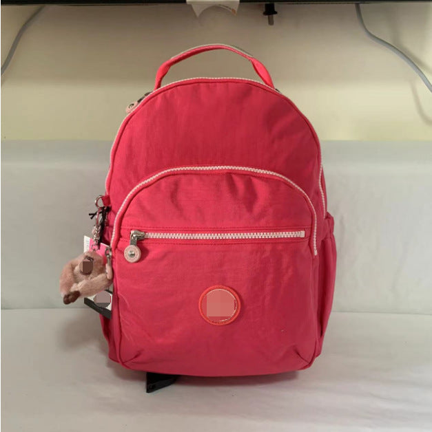 Summer Nylon Monkey Medium Side Commuter Backpacks