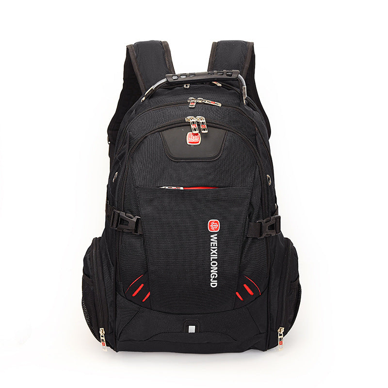 Men's Large Capacity Leisure Male College Spine Backpacks