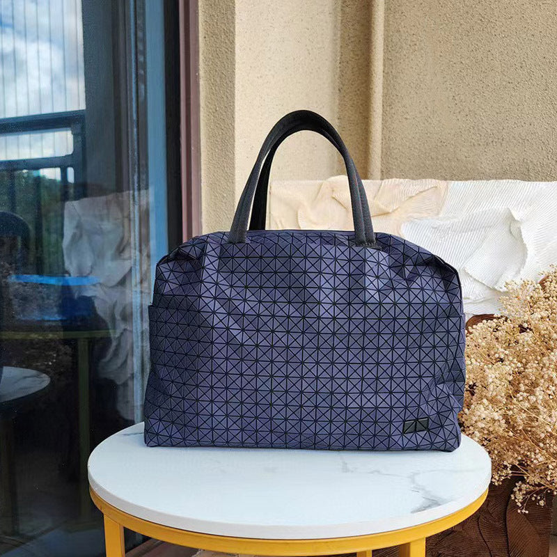 Women's & Men's & Computer Boston Fashion Rhombus Large Travel Bags