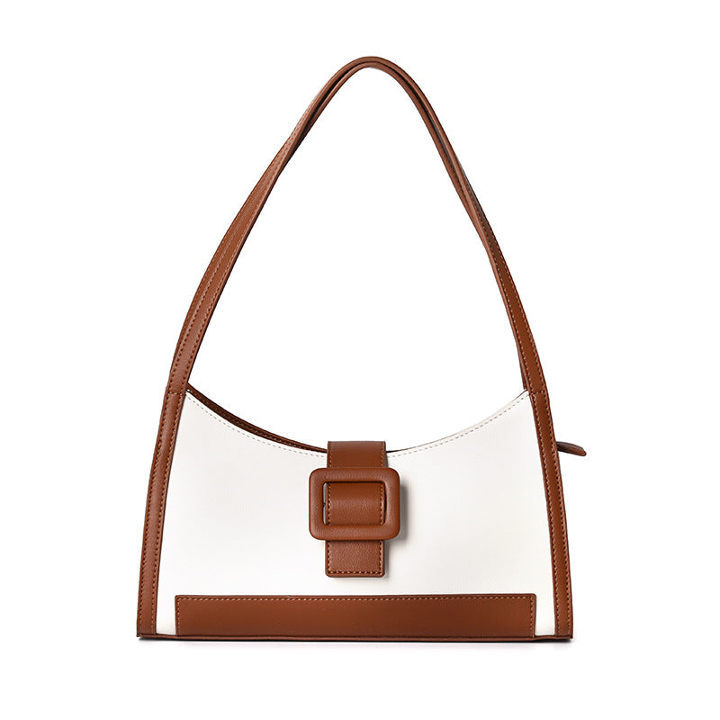 Women's Niche Color Matching Baguette Fashion Simple Shoulder Bags