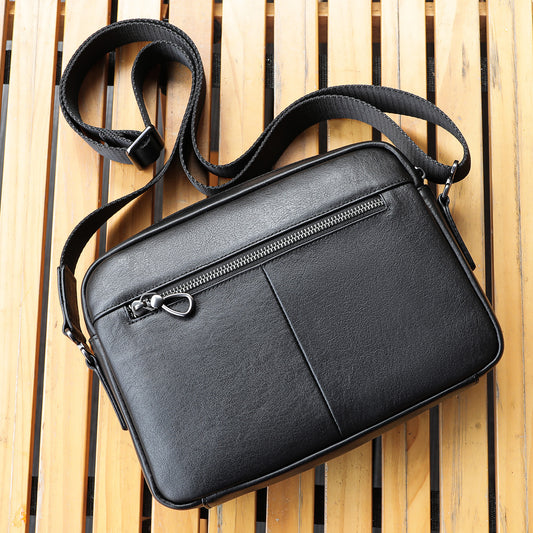 Men's Leather Korean Style Fashion High-grade First Men's Messenger Bags