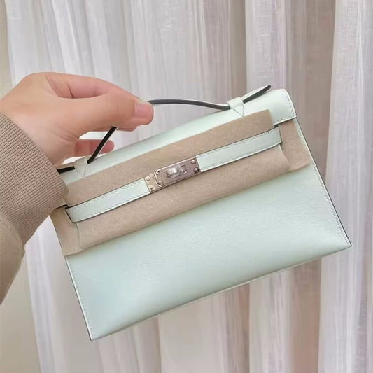Women's Cowhide Generation Kelly Portable Advanced Leather Shoulder Bags