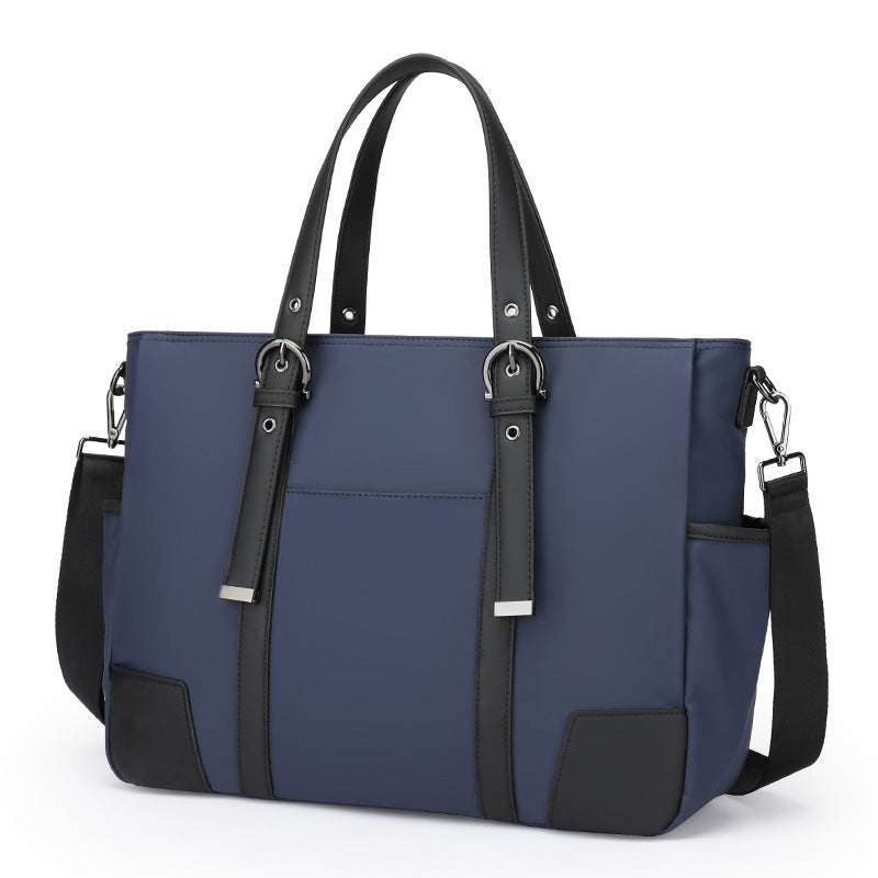 Men's Water Nylon Document Business Retro Computer Bags