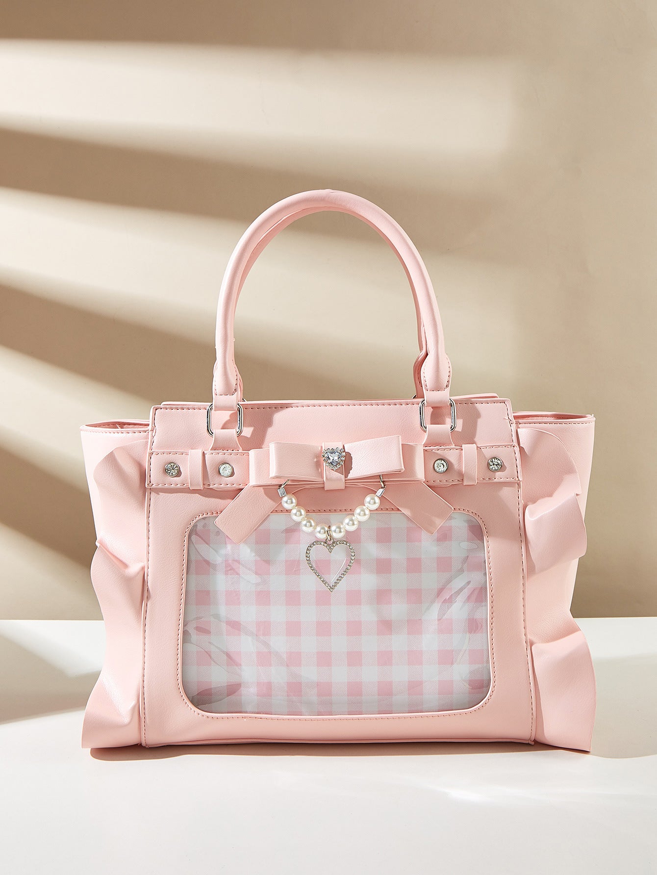 Women's Style Love Hand-held Cartoon Snacks Lace Crossbody Bags