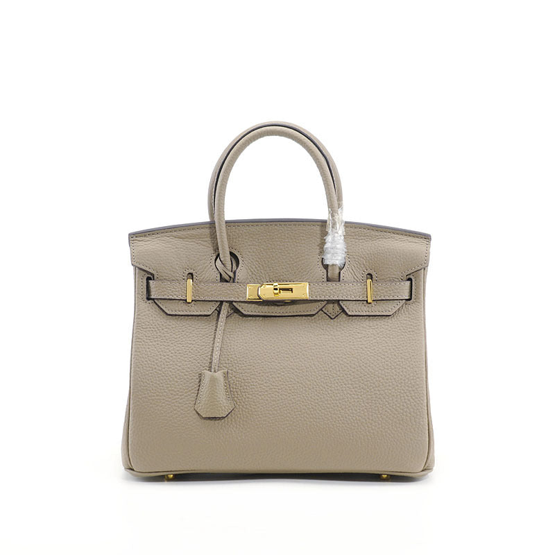 Women's Genuine Leather Lychee Pattern First Layer Crossbody Bags