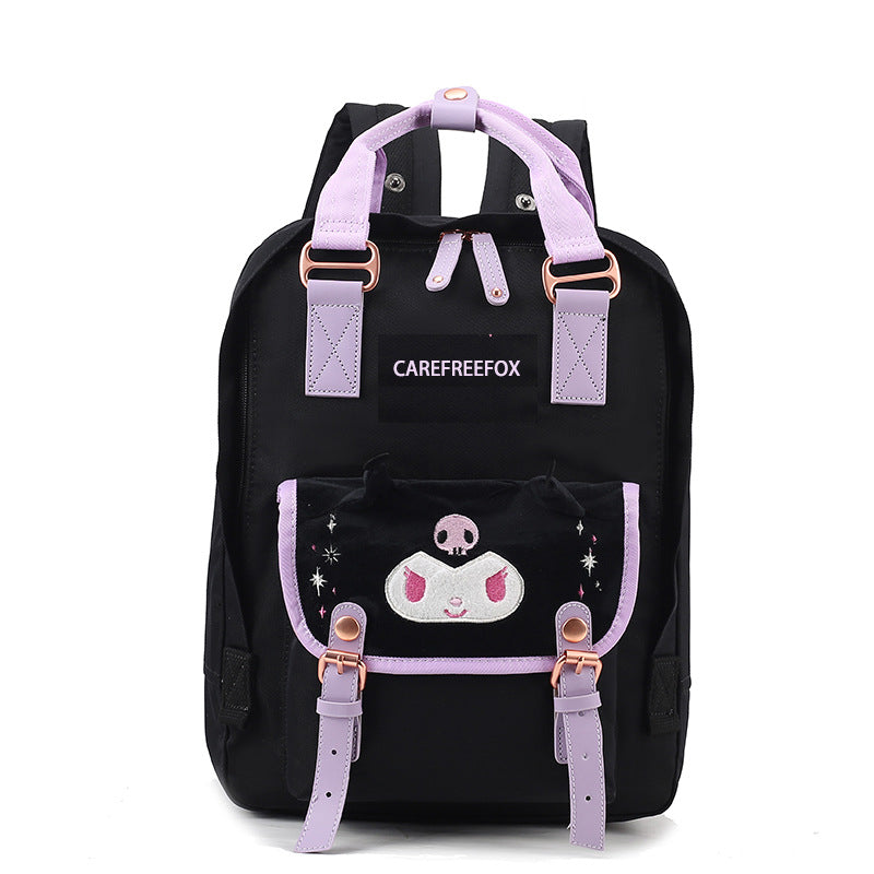 Donut Big Ear Dog Schoolgirl Multifunctional Backpacks