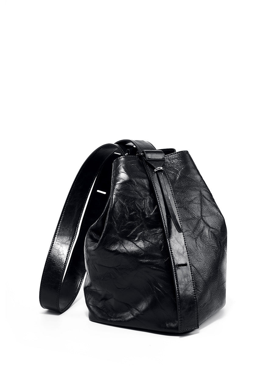 Women's Layer Cowhide High-grade Retro Genuine Leather Crossbody Bags