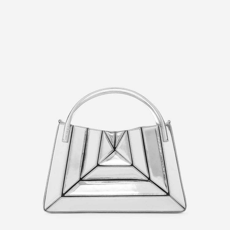 Women's Color Contrast Patchwork Source Design Underarm Handbags
